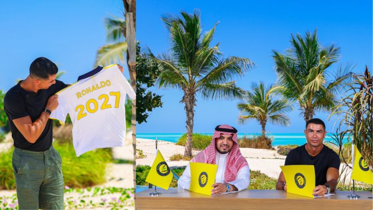 يقول رونالدو بعد تمديد العقد مع النصر لا يعرفون أن نقاد الدوري السعودي