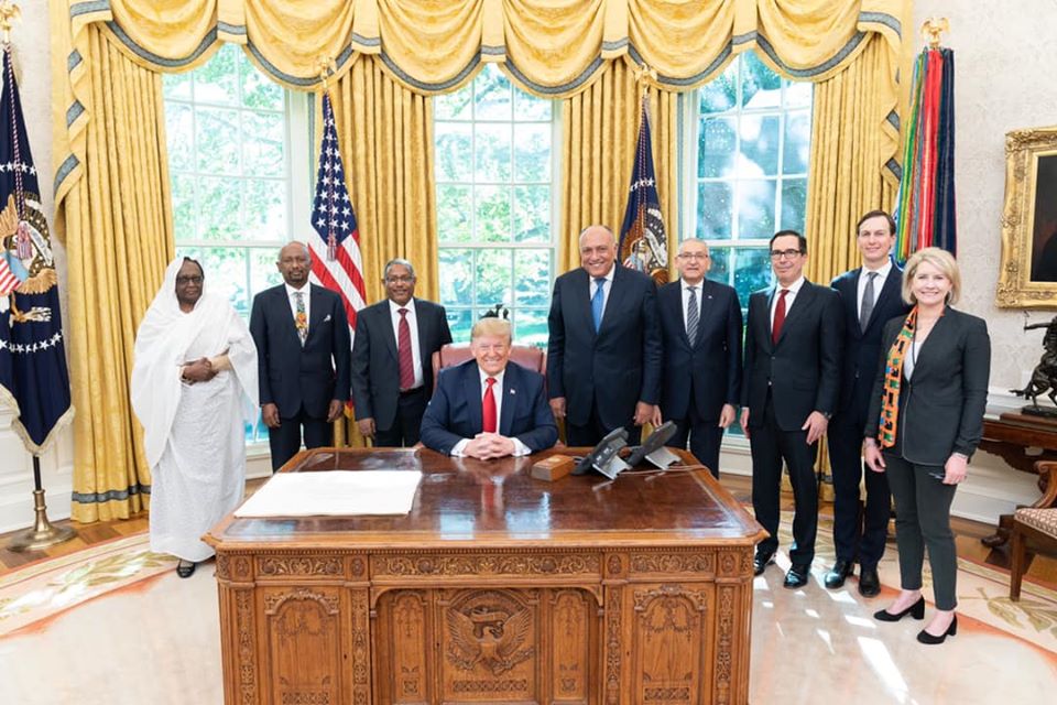 Trump during meeting with top representatives from Egypt Ethiopia and Sudan over GERD