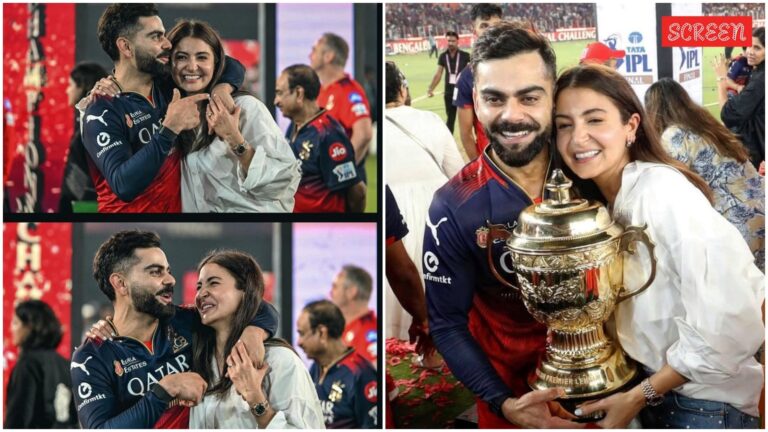 RCB يفوز IPL 2025: سباق Virat Kohli-Anushka Sharma في ذراعي بعضهم البعض ، شكر الملك كولي الممثل لأكثر من عقد من التضحيات. مشاهدة مقاطع الفيديو