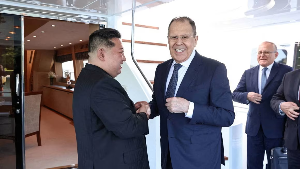 2025 07 12t135825z 1901727685 rc2ykfa1kcy4 rtrmadp 3 northkorea russia lavrov visit