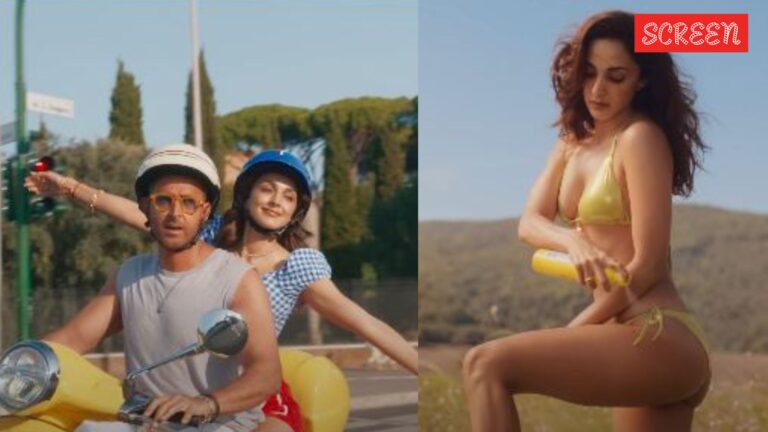 War 2 Song Aavan Jaavan: Hrithik Roshan-Kiara Advani Romance في إيطاليا ، خدم الخطوة ؛ تخلى كيارا في مظهرها البيكيني. يشاهد