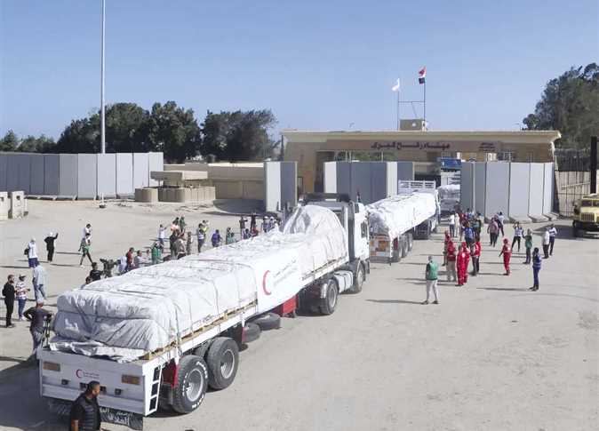 47 new humanitarian aid trucks enter Gaza through Rafah Crossing