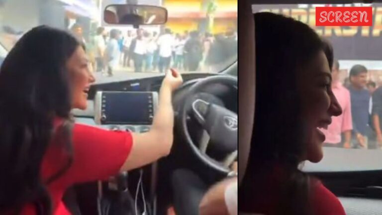 فشل حارس الأمن في التعرف على شروتي هاسان خارج عرض كولي ، توقف سيارتها: “أنا البطلة”
