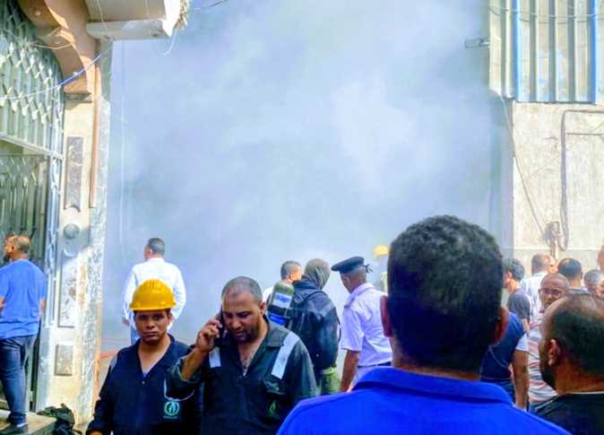 ست ساعات من النيران والدخان – اندلعت حريق هائل في منطقة بولك أبول إيلا في وسط مدينة القاهرة –