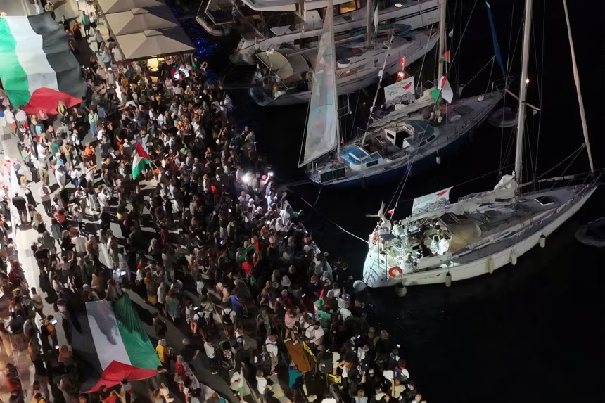 2025 09 14t201412z 842744793 rc2wrga905q6 rtrmadp 3 israel palestinians gaza flotilla greece jpg