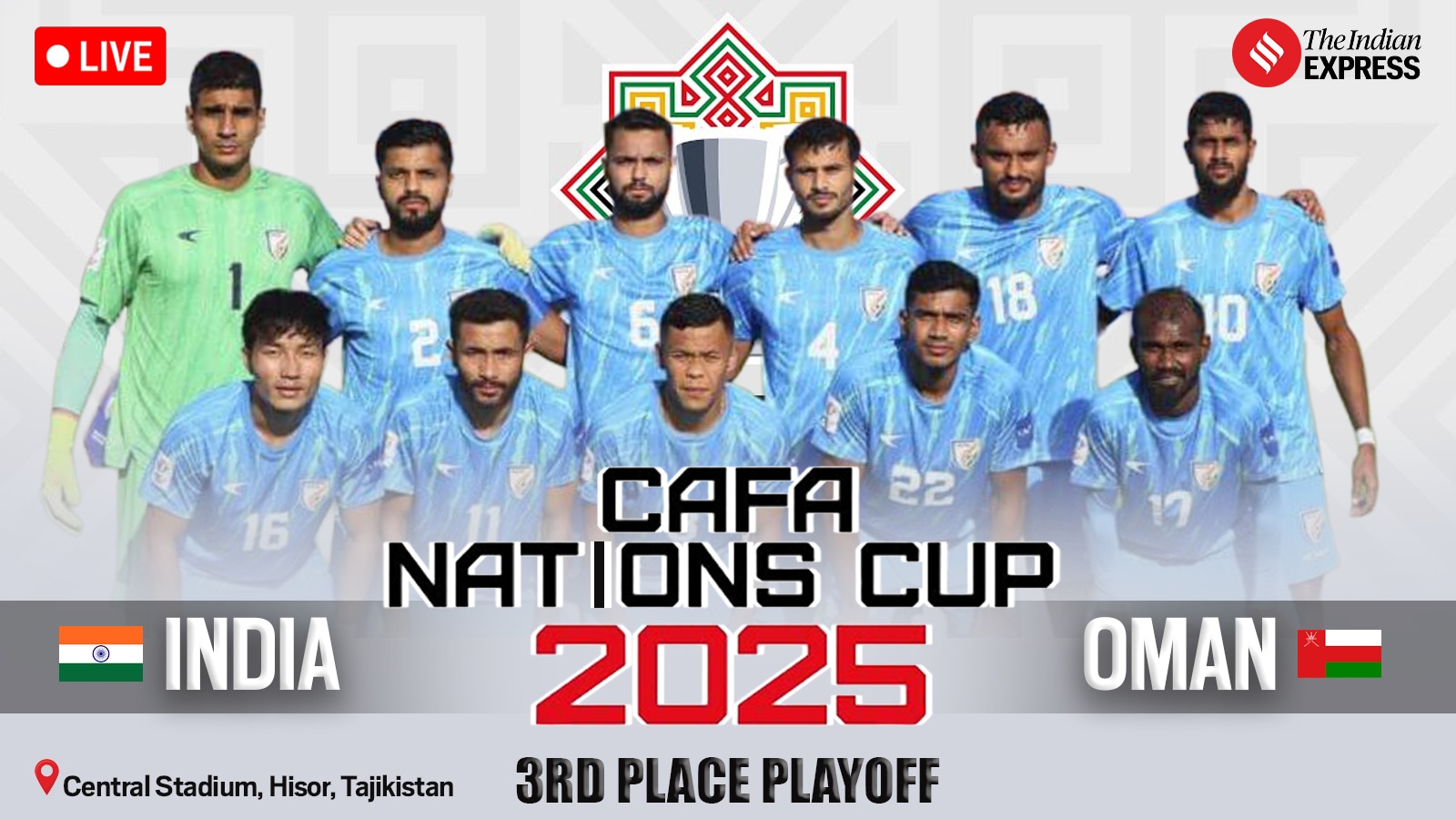 CAFA Nations Cup 2025 India vs Oman 3rd Place Playoff 1757329623