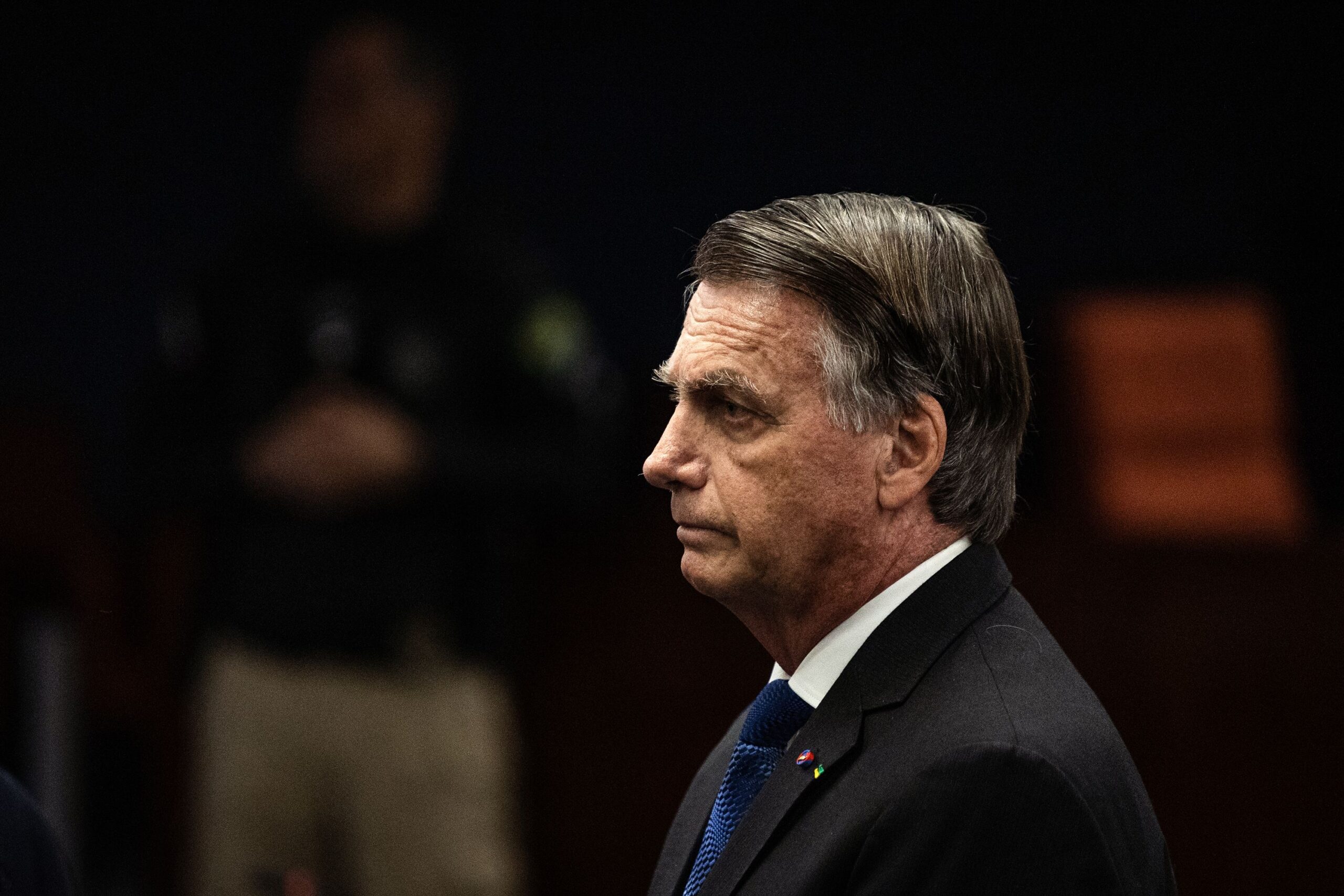 Former Brazilian President Jair Bolsonaro is pictured during a previous appearance at the Supreme Federal Court in Brasilia Brazil in June. scaled 1