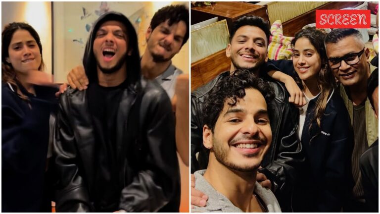 يعيد Janhvi Kapoor “Bijuria” مع Ishaan Khatter و Vishal Jethwa ، Varun Dhawan. مشاهدة الفيديو