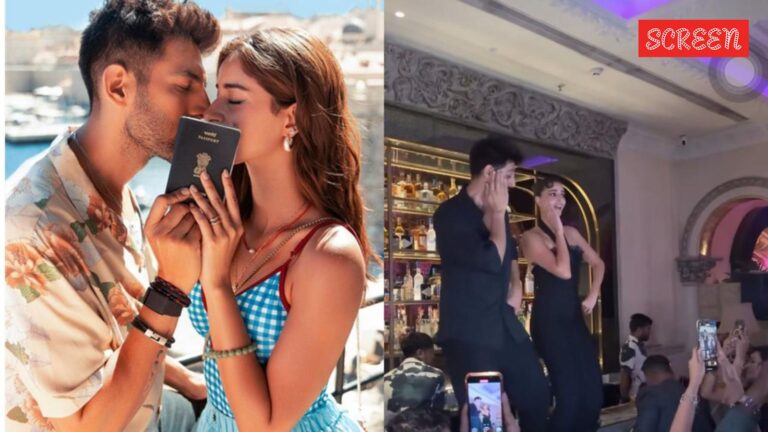 Kartik Aaryan ، Ananya Panday ، حيث قامت المنزل بإسقاط الرقص على “Jumma Chumma de de” Tu Meri Tera Tera. يشاهد