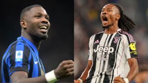 يصبح فيلم Juventus-Inter Thriller Thuram Derby بينما يسرق أبناء الأسطورة الفرنسية الأضواء