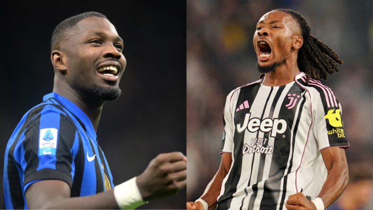يصبح فيلم Juventus-Inter Thriller Thuram Derby بينما يسرق أبناء الأسطورة الفرنسية الأضواء