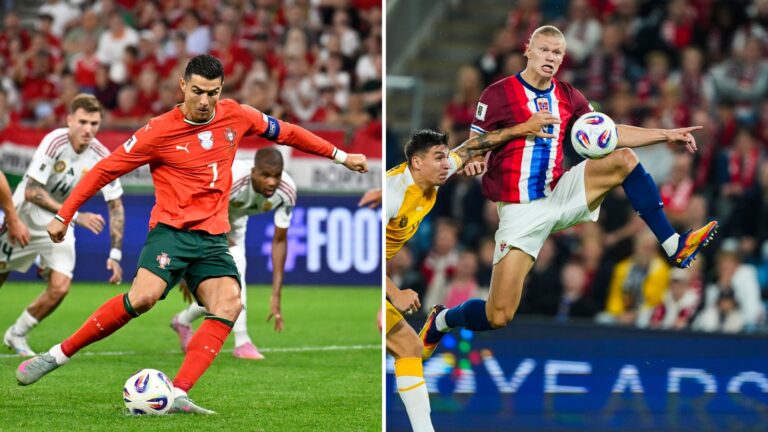 WC 2026 التصفيات: كريستيانو رونالدو يساوي الرقم القياسي العالمي ، Haaland Nets خمسة في فوز النرويج 11-1