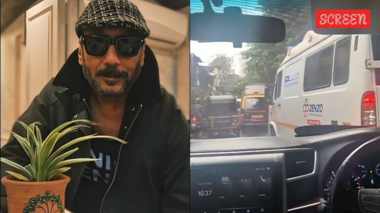 يشارك Jackie Shroff مقطع فيديو عن سيارة الإسعاف عالقة في حركة المرور في مومباي ، وهم يصفون مسافرًا لتفتقرهم إلى المعنى: “raaste pe hie dum tod dega ‘