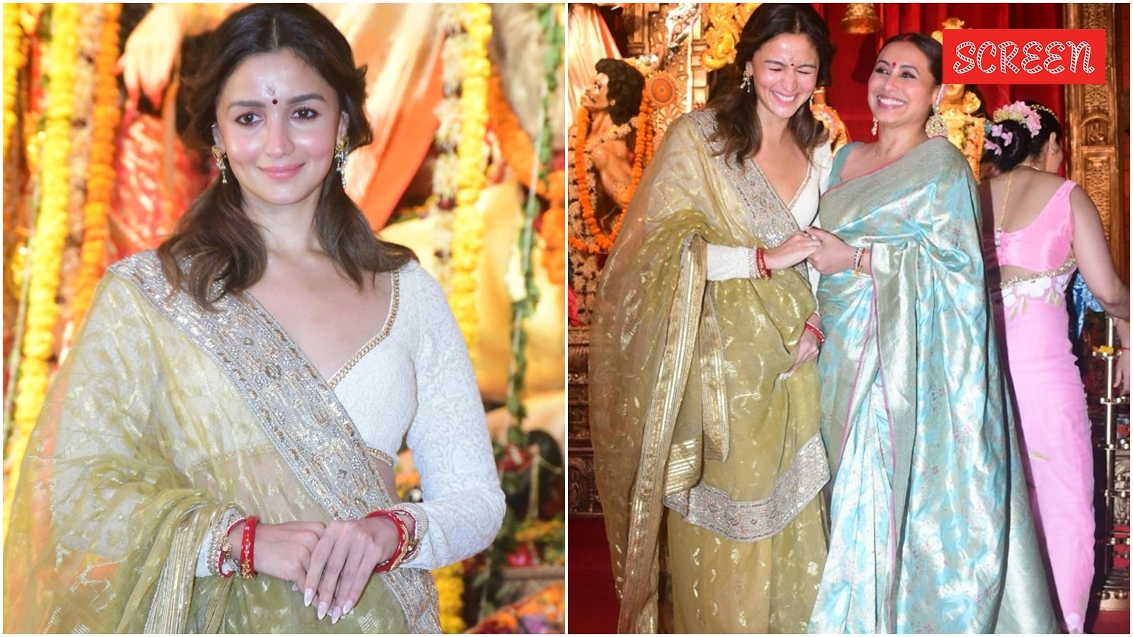 Alia Bhatt durga puja mahanavami Rani Mukerji 1759327804