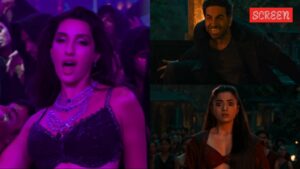 Nora Fatehi تجلب الرجعية الساحرة لأغنية Thamma الجديدة Dilbar Ki Aankhon Ka ، شاهد