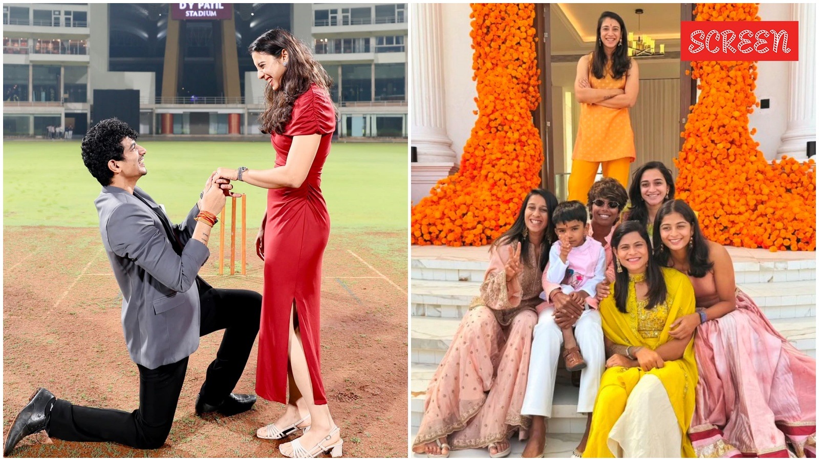 Palaash Muchhal takes fans inside surpise proposal at a cricket statudium for Smriti Mandhan haldi 1763724920