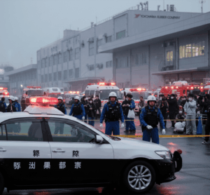 إصابة 14 شخصا بينهم خمسة في حالة خطيرة في حادث طعن نادر بمصنع في اليابان