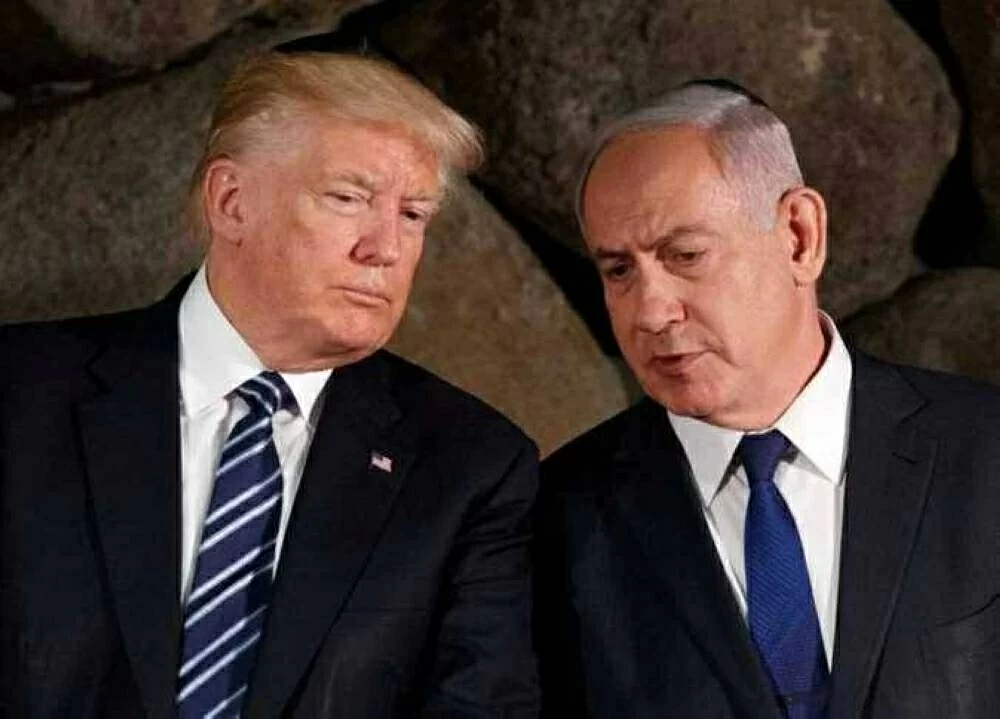 Israeli Prime Minister Benjamin Netanyahu and US President Donald Trump