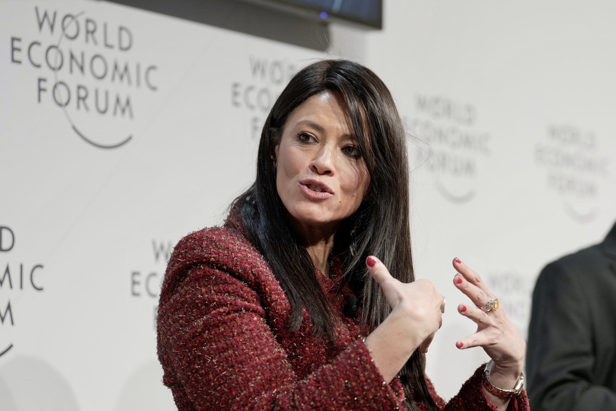 Mashat in Davos 2023 Climate change is a major global challenge