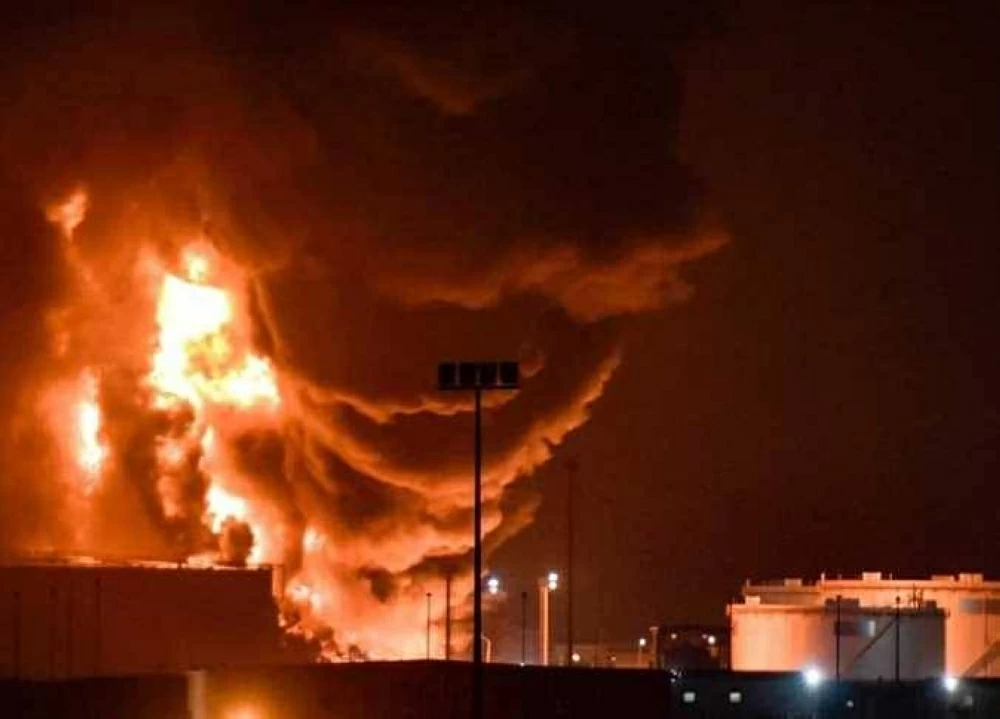 22Fire breaks out at Saudi Aramco site after Houthi militia attack