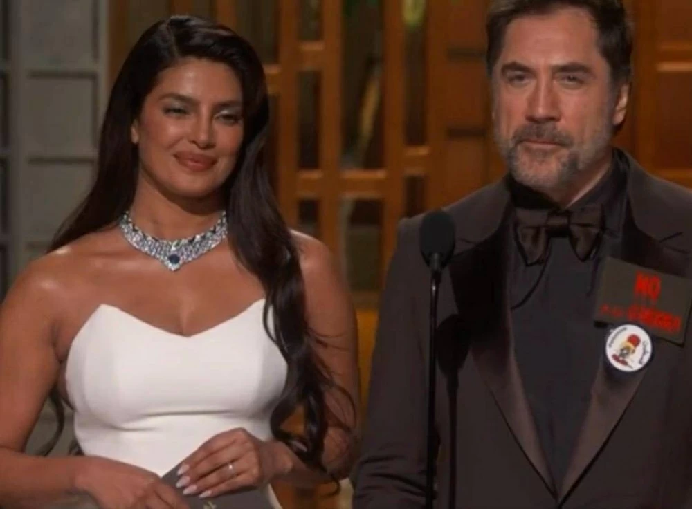 Spanish superstar Javier Bardem and Indian actress Priyanka Chopra